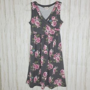 E.Luna floral gray dress